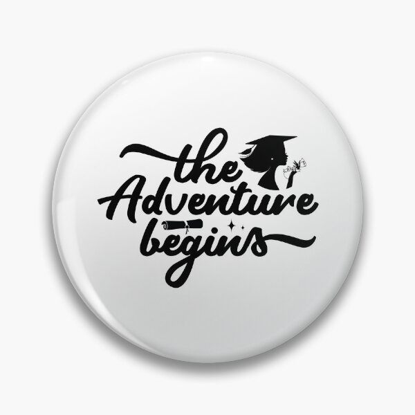 Item preview, The Adventure Begins - Inspirational Festive Graduation Party Senior Gift designed and sold by FuzionRaptor.