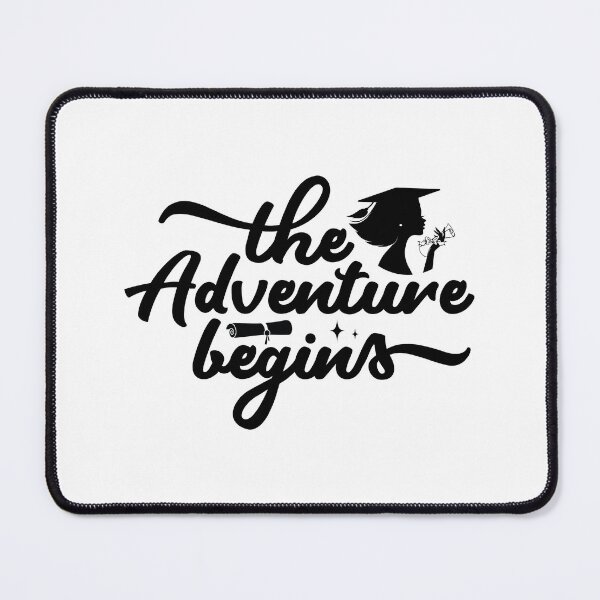 Item preview, The Adventure Begins - Inspirational Festive Graduation Party Senior Gift designed and sold by FuzionRaptor.