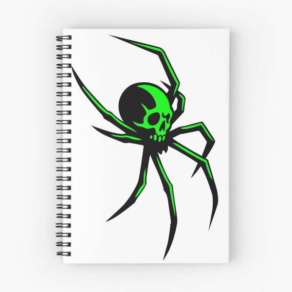 Item preview, Cybergoth spider with a green skull. Cybertribal designed and sold by Tribalgothss.