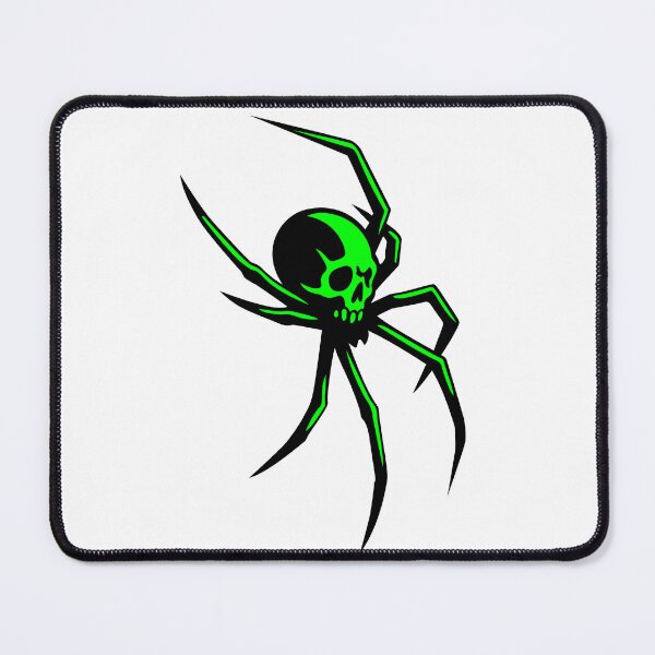 Item preview, Cybergoth spider with a green skull. Cybertribal designed and sold by Tribalgothss.
