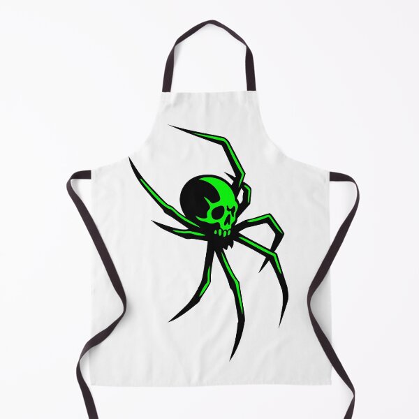 Item preview, Cybergoth spider with a green skull. Cybertribal designed and sold by Tribalgothss.