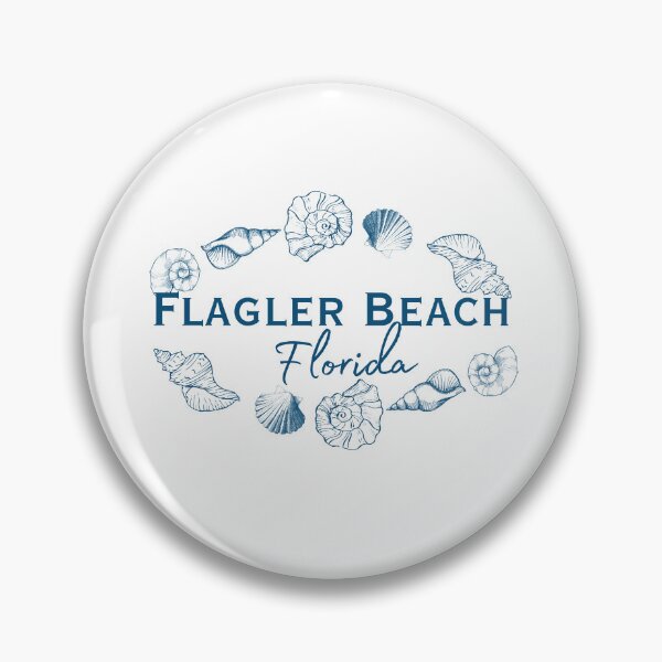 Item preview, Flagler Beach Florida Seashell Circle Shirt | Coastal Beach Souvenir Tee | Ocean-Inspired Florida Apparel designed and sold by DonnaRaine.