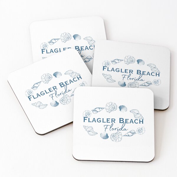 Item preview, Flagler Beach Florida Seashell Circle Shirt | Coastal Beach Souvenir Tee | Ocean-Inspired Florida Apparel designed and sold by DonnaRaine.