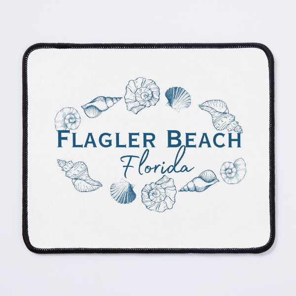 Item preview, Flagler Beach Florida Seashell Circle Shirt | Coastal Beach Souvenir Tee | Ocean-Inspired Florida Apparel designed and sold by DonnaRaine.