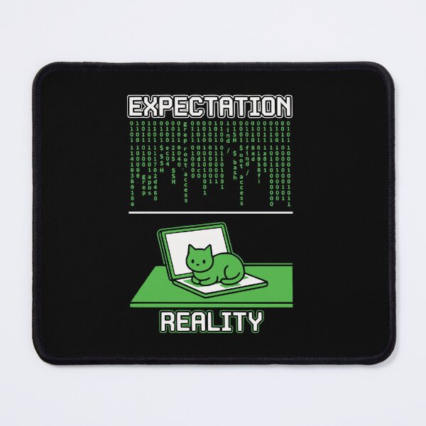 Item preview, Funny Cybersecurity Expectation vs Reality Coder Gift designed and sold by Ixnor.