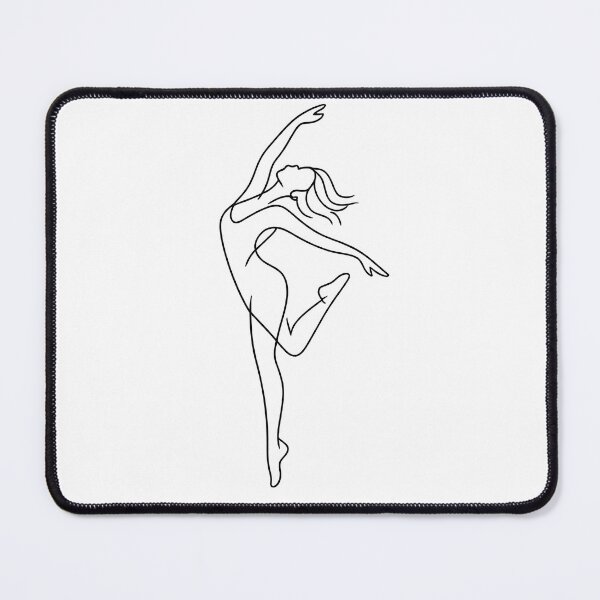 Item preview, Minimalist Line Art Dancer – Elegant Motion Design designed and sold by darkan1.