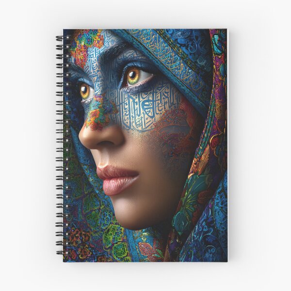 Item preview, Elegant Female Portrait with Artistic Facial Design designed and sold by Artessie.