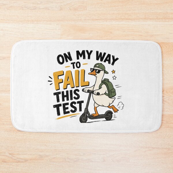 Item preview, On My Way To Fail This Test Funny School Goose Meme designed and sold by Designs That Speak ✨.