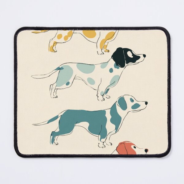 Item preview, ABSTRACT DOGS ART – Modern Home Art Print designed and sold by MarkedArtPrints.