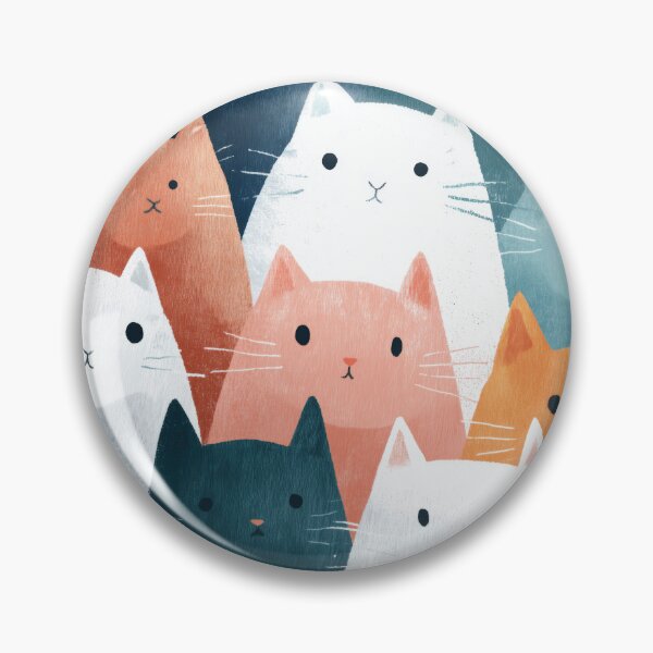 Item preview, CATS STARING ART – Modern Home Art Print designed and sold by MarkedArtPrints.