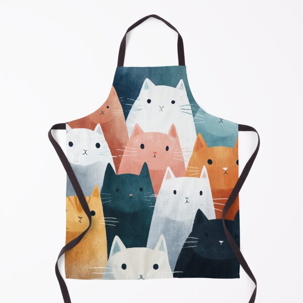 Item preview, CATS STARING ART – Modern Home Art Print designed and sold by MarkedArtPrints.
