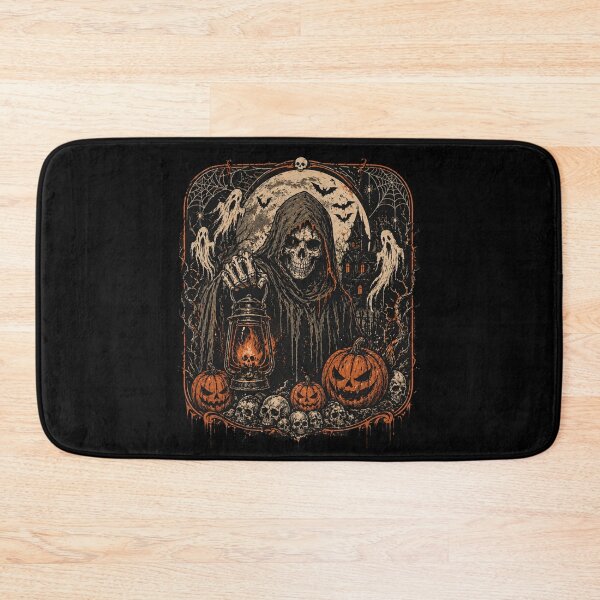 Artikelvorschau, Halloween-Totenkopf-, Geister- und Kürbisdesign entworfen und verkauft von LoneTide.