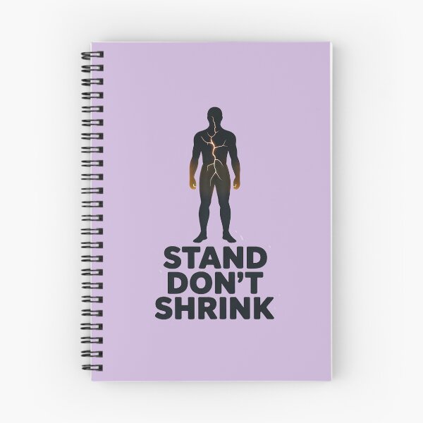 Item preview, Stand Don’t Shrink Cracked Strength Sticker – Trauma Recovery Motivation designed and sold by ُEldalal-Design.