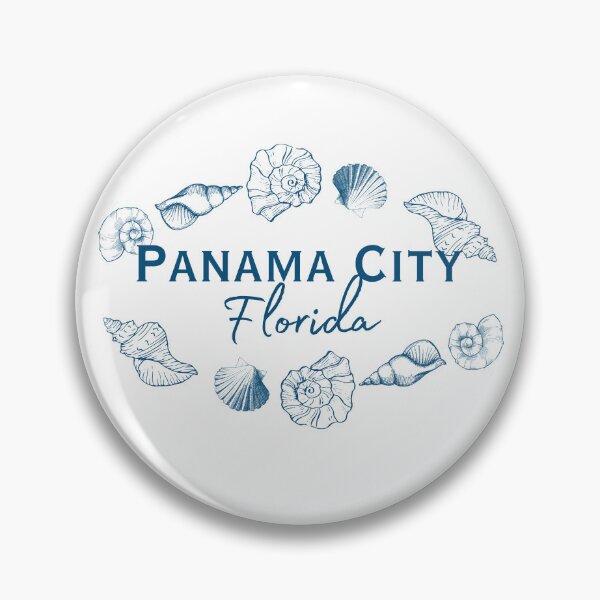 Item preview, Panama City Florida Seashell Circle Shirt | Coastal Beach Souvenir Tee | Ocean-Inspired Florida Apparel designed and sold by DonnaRaine.