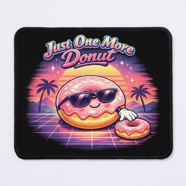 Item preview, Just One More Donut – Retro Pastel 80s Aesthetic designed and sold by MartBook.
