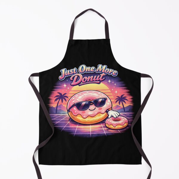 Item preview, Just One More Donut – Retro Pastel 80s Aesthetic designed and sold by MartBook.