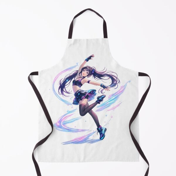 Item preview, Neon Anime Dancer – Futuristic Motion Art designed and sold by darkan1.