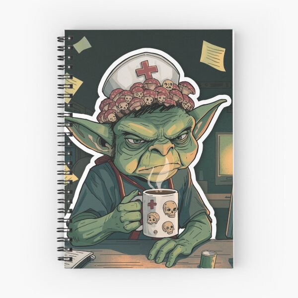 Item preview, Goblincore Nurse Illustration | Dark Clinic Humor designed and sold by CosyCush.