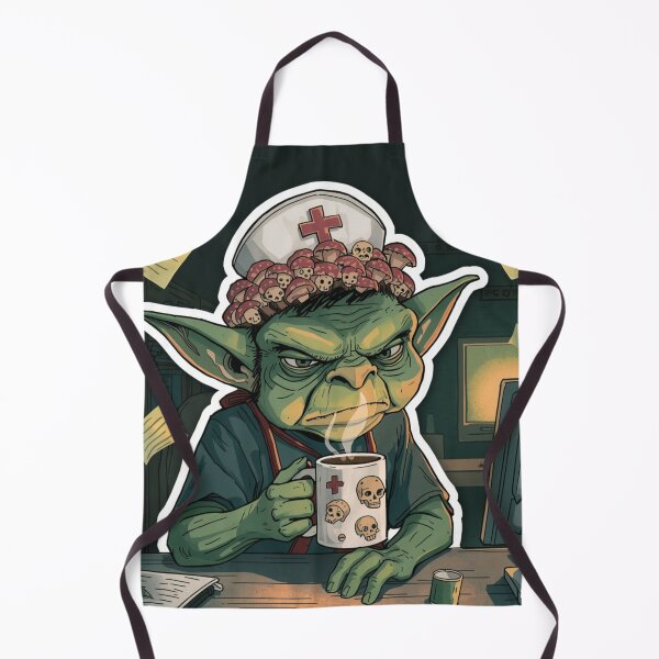 Item preview, Goblincore Nurse Illustration | Dark Clinic Humor designed and sold by CosyCush.