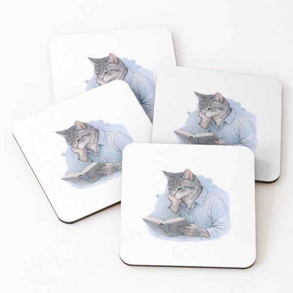 Item preview, Reader Cat designed and sold by All-Cats-Studio.