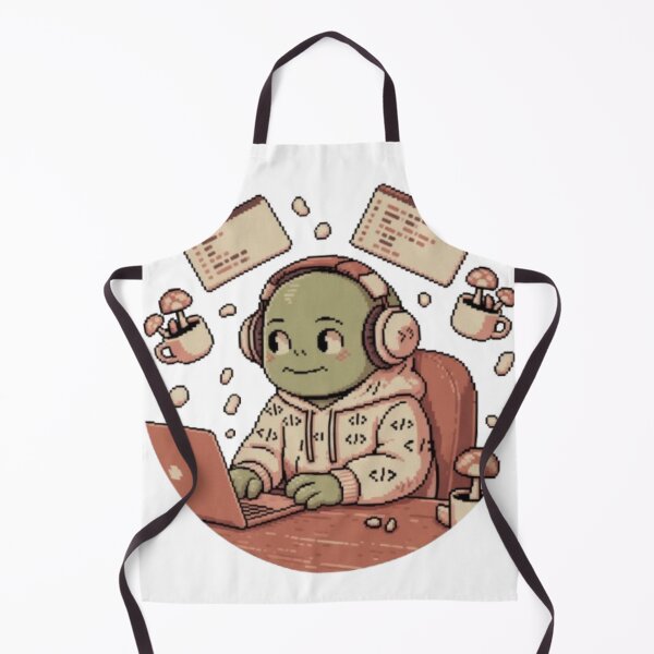 Item preview, Goblincore Coder Illustration | Cozy Coding Art designed and sold by CosyCush.