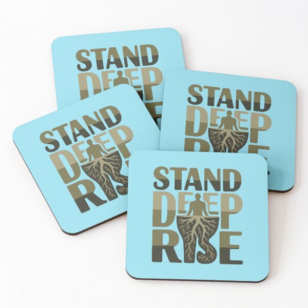 Item preview, Stand Deep Rise Roots Resilience Sticker – Healing & Growth designed and sold by ُEldalal-Design.