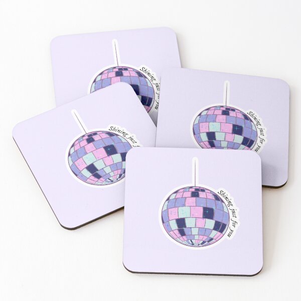 Item preview, Shining Just For You Disco Ball Sticker designed and sold by Pop & Punch.