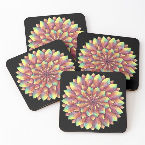 Item preview, Aztec Rose - Hand Drawn Mandala Flower designed and sold by AJPrettyObscene.