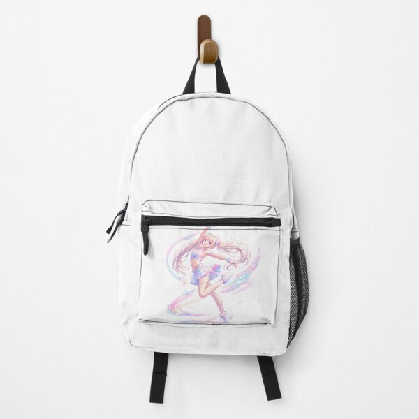 Item preview, Radiant Anime Dancer – Neon Pastel Glow Art designed and sold by darkan1.