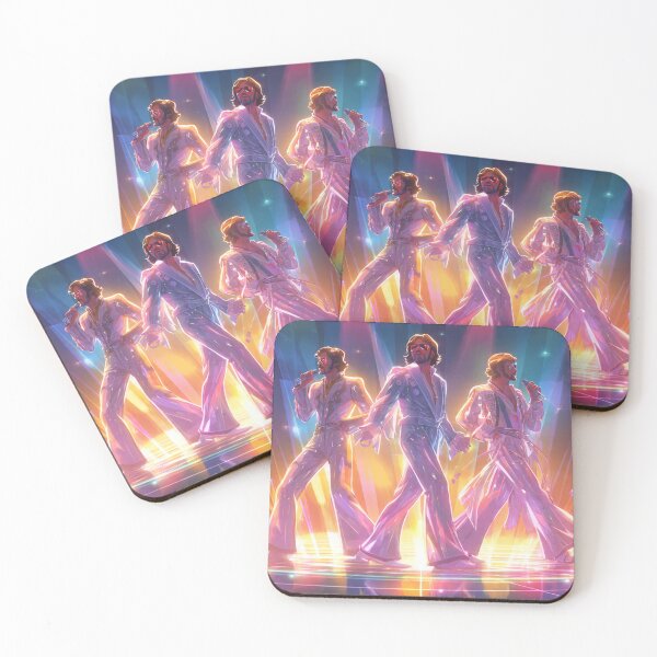 Item preview, Bee Gees Night Groove Neon Disco Legends Art designed and sold by SHOCAMPOS DESIGNS .