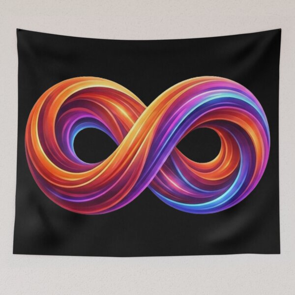 Item preview, Vibrant Infinite Swirl Logo Design designed and sold by RoyalDeluxGo.