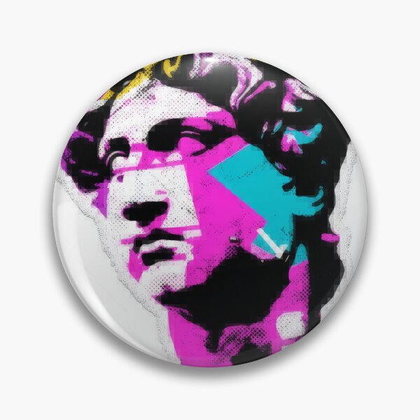 Item preview, Abstract Statue Head Pop Art designed and sold by Enea Kelo.