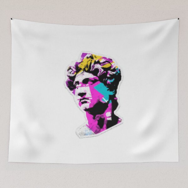 Item preview, Abstract Statue Head Pop Art designed and sold by Enea Kelo.