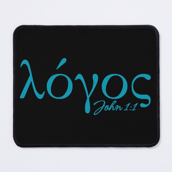 Item preview, Logos - John 1:1 The Word Was God - Sky Blue Design designed and sold by MoriaStore.