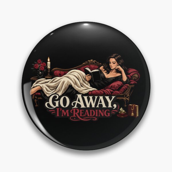 Item preview, Go Away I’m Reading Gothic Romance Reader designed and sold by Ora-kuro.