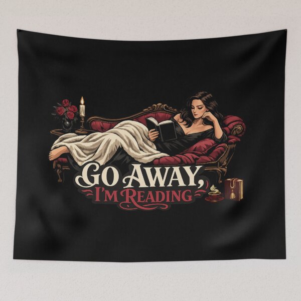 Item preview, Go Away I’m Reading Gothic Romance Reader designed and sold by Ora-kuro.