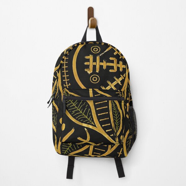 Item preview, Nordic Protection Symbol Black Gold Spiritual Art designed and sold by bymandyart.