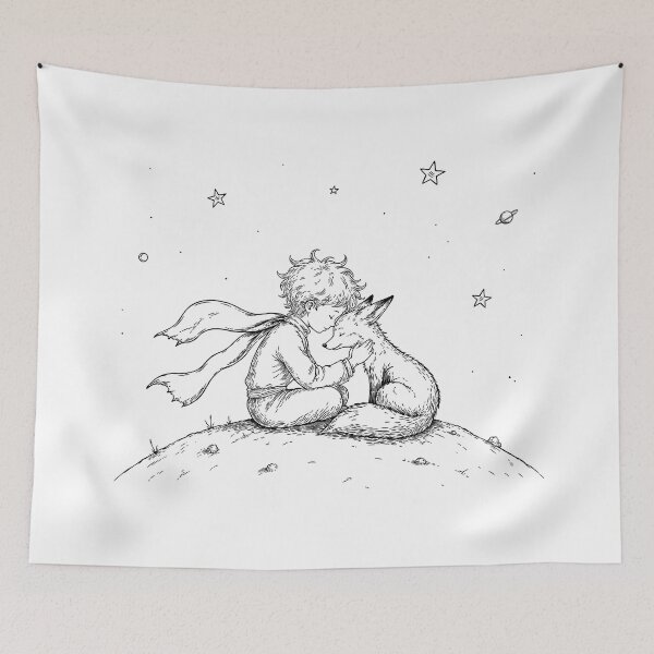 Item preview, Prince and Fox Under Stars designed and sold by Atropa Parcae.