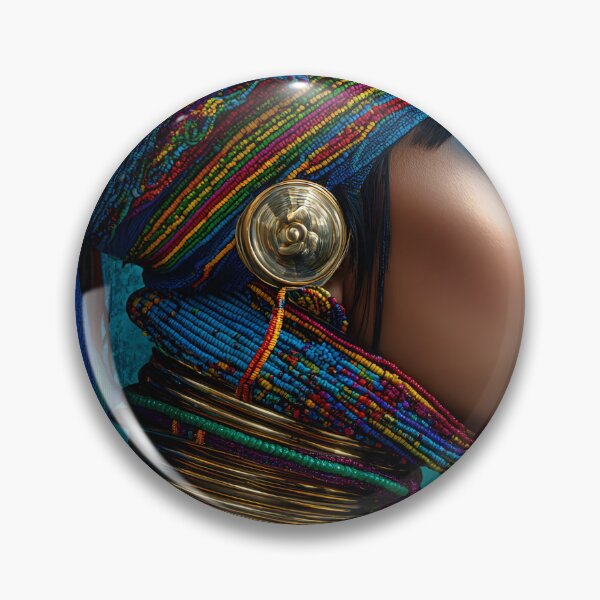 Item preview, Vibrant Cultural Elegance and Style Portrait designed and sold by Artessie.