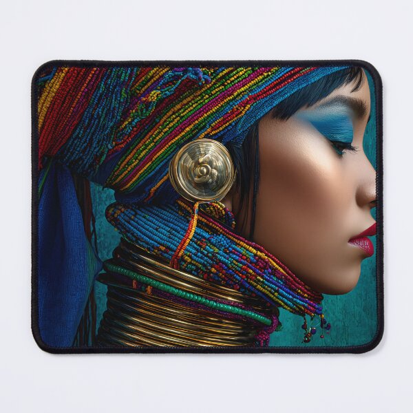 Item preview, Vibrant Cultural Elegance and Style Portrait designed and sold by Artessie.