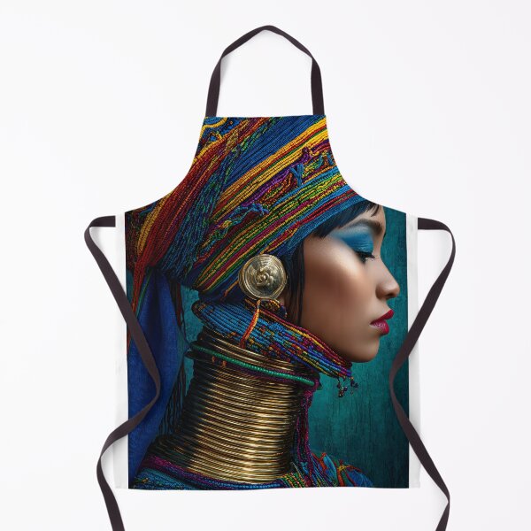 Item preview, Vibrant Cultural Elegance and Style Portrait designed and sold by Artessie.