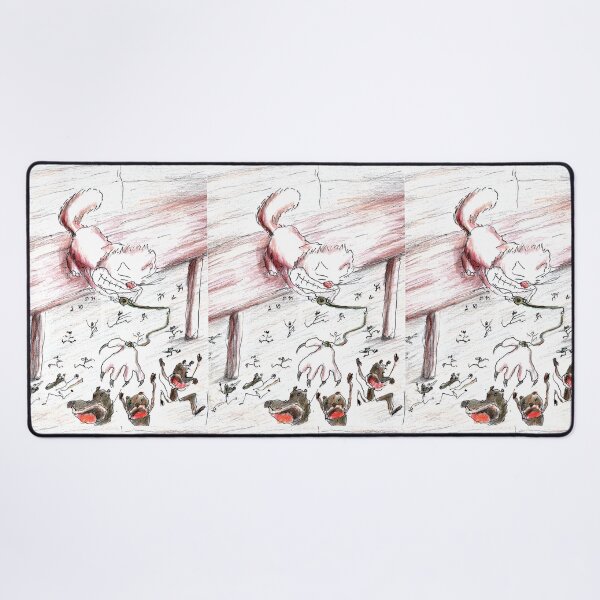 Item preview, Funny cats and mice - coloured pencil drawing series  designed and sold by ferjosei.