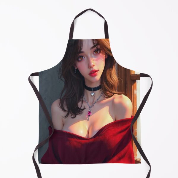 Item preview, Sweetheart Burgundy | Seductive Girl Portrait designed and sold by KasaHunterHarem.