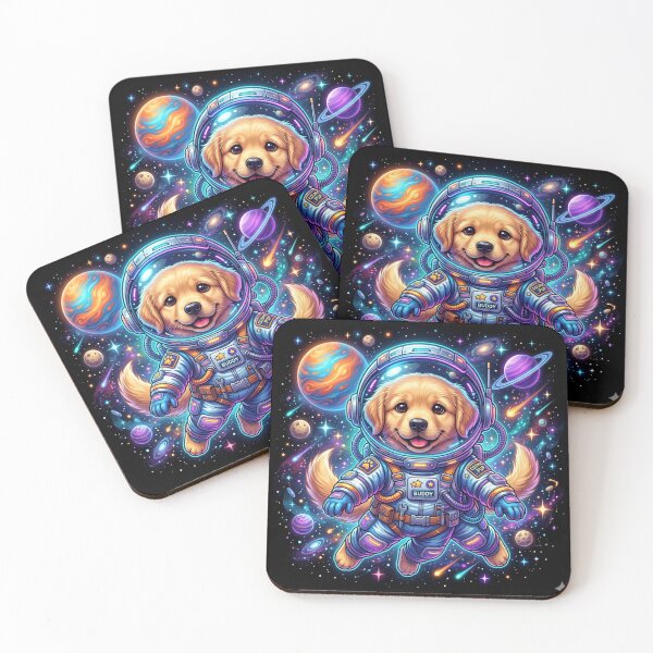 Item preview, Space Dog Astronaut designed and sold by StampLab1.