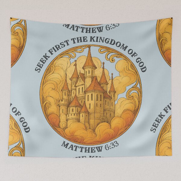 Item preview, Seek First The Kingdom Of God - Castle In The Clouds designed and sold by TamaraWabe.