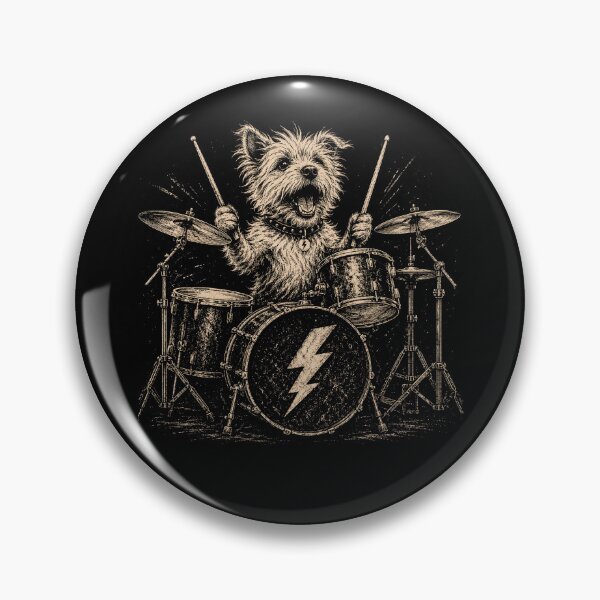Item preview, Cute Maltese Playing Drums Funny Music Dog Drummer Graphic designed and sold by will freed18.