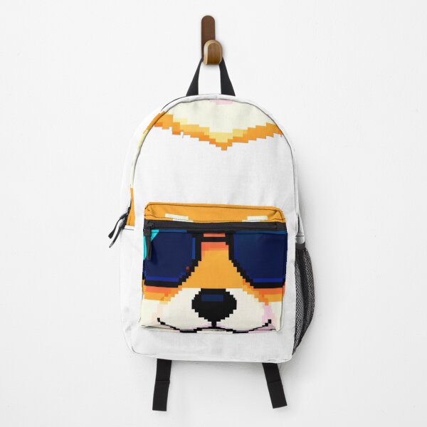 Item preview, Cool Pixel Art Dog in Sunglasses - Retro 8-Bit Gamer Shiba designed and sold by Paws & Pixels by Waters Chie.