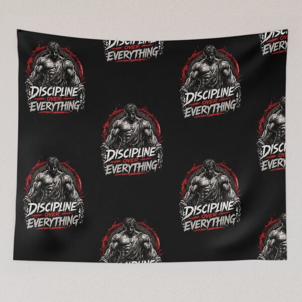 Item preview, Discipline Over Everything Hardcore Gym Design designed and sold by cole4433.