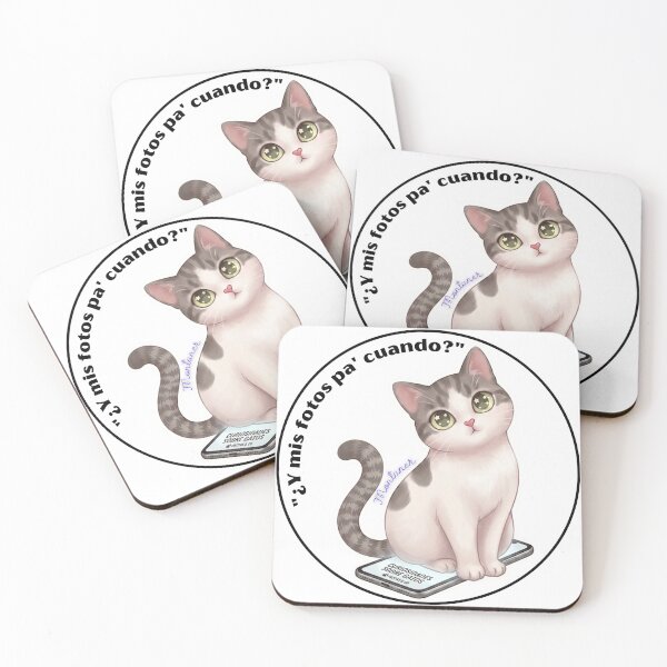 Item preview, Sarcastic Cat Sticker - Phone vs Me designed and sold by MichiNotas.
