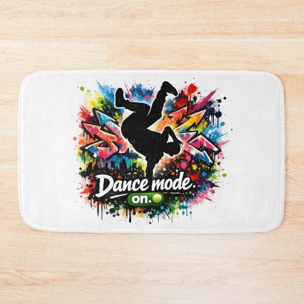 Item preview, Dance Mode On – Graffiti Breakdance Street Art designed and sold by darkan1.